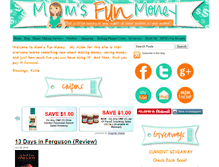 Tablet Screenshot of momsfunmoney.com